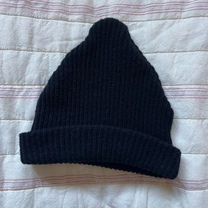 James Street Co Black Wool Beanie